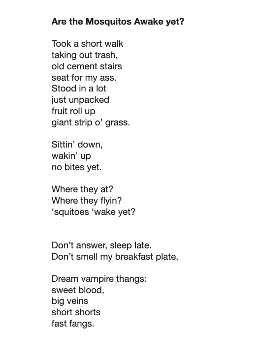 A poem from Denzel Johnson-Green