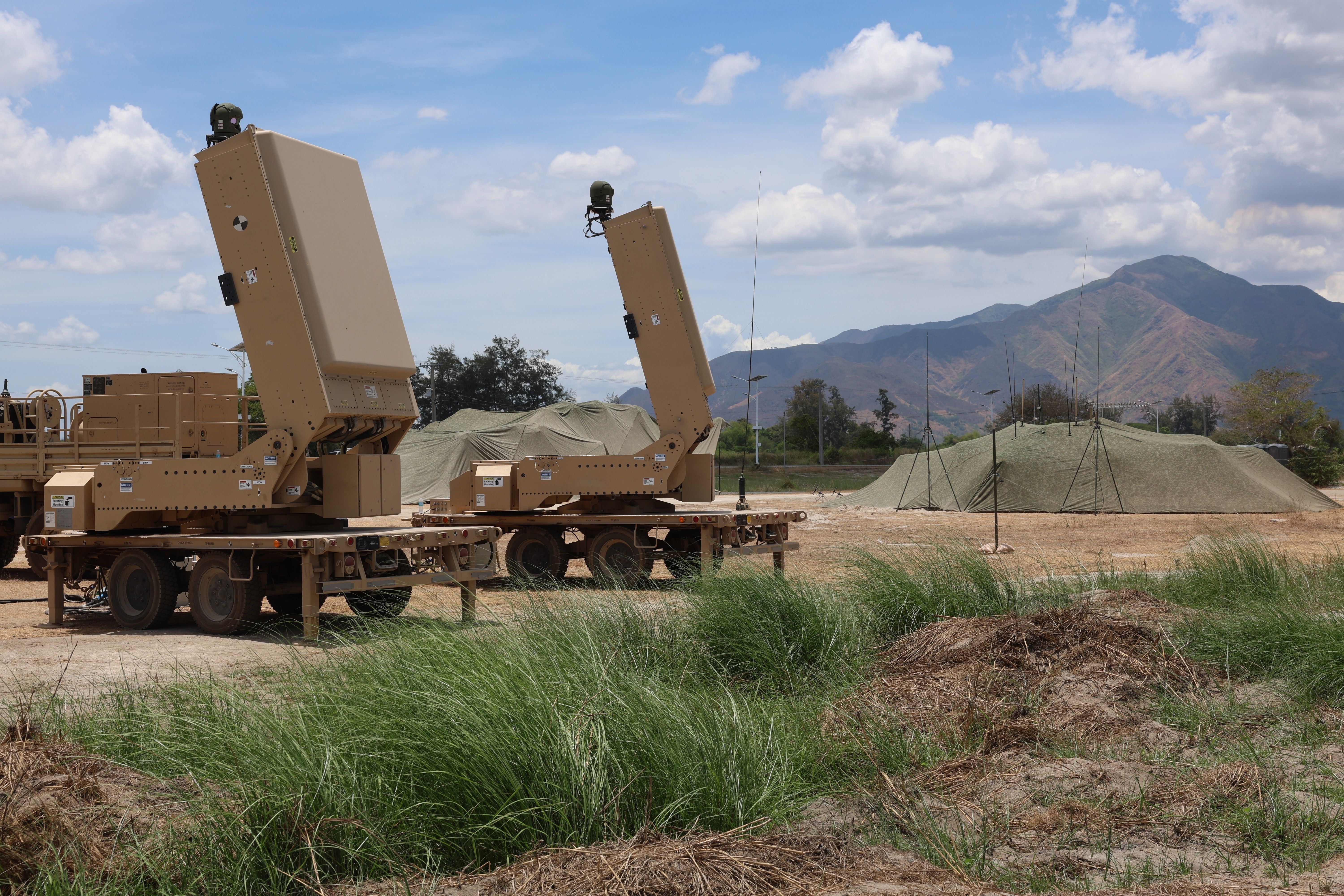Epirus' Integrated Fires Protection Capability High-Powered Microwave weapons at Balikatan 2025 in the Philippines.