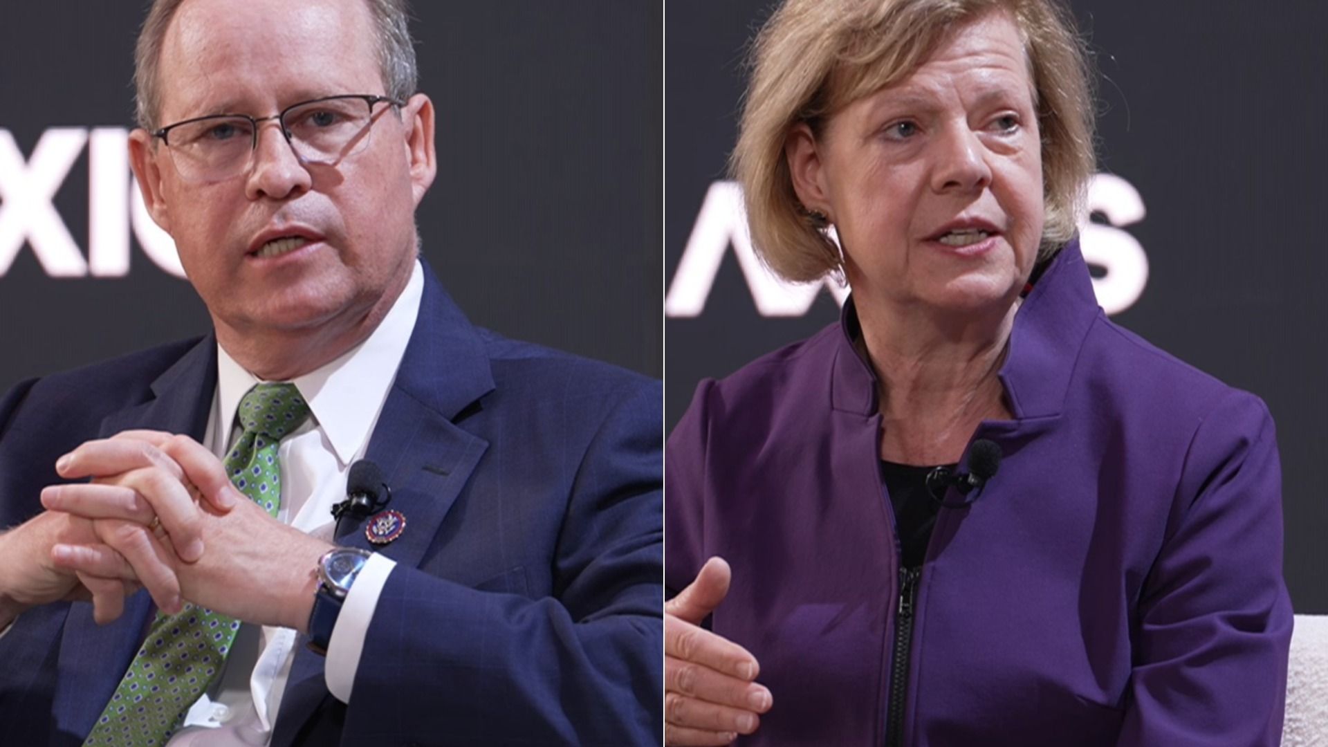 Rep. Greg Murphy and Sen. Tammy Baldwin