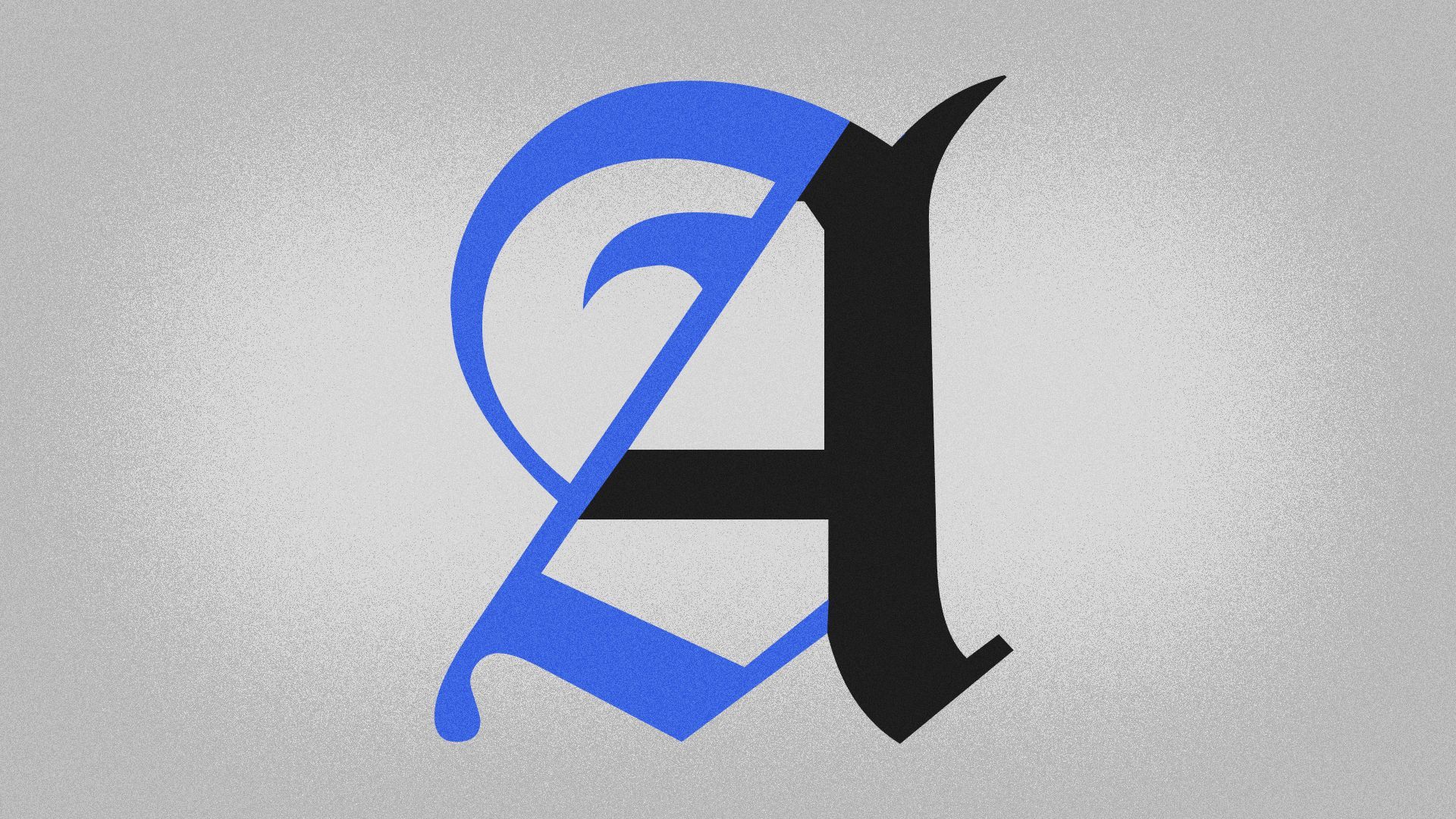 Illustration of the Axios logo in an Old English font.