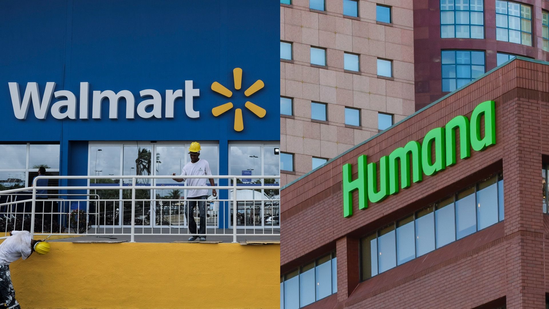 A Walmart store and Humana headquarters.