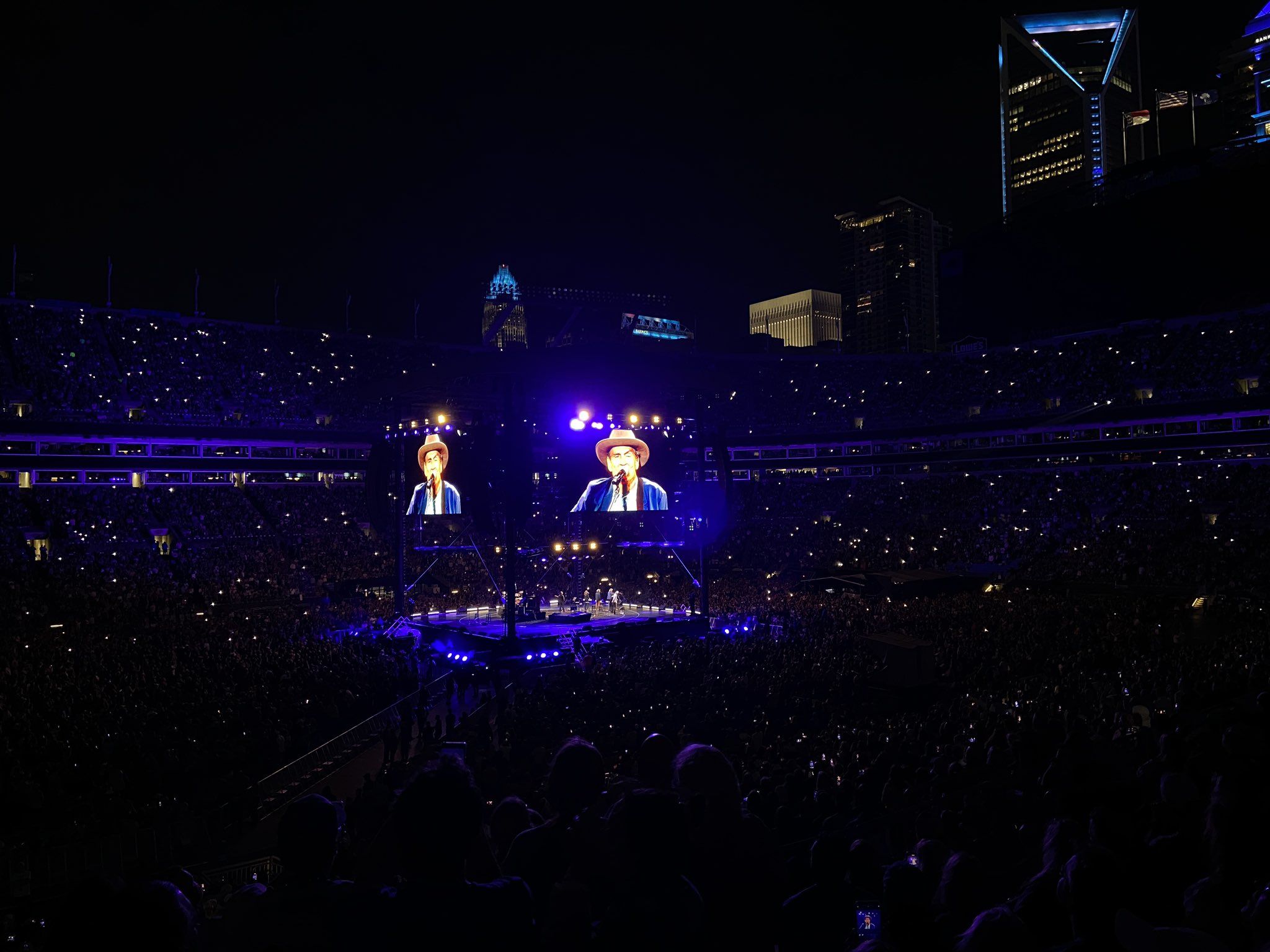 James Taylor performing.