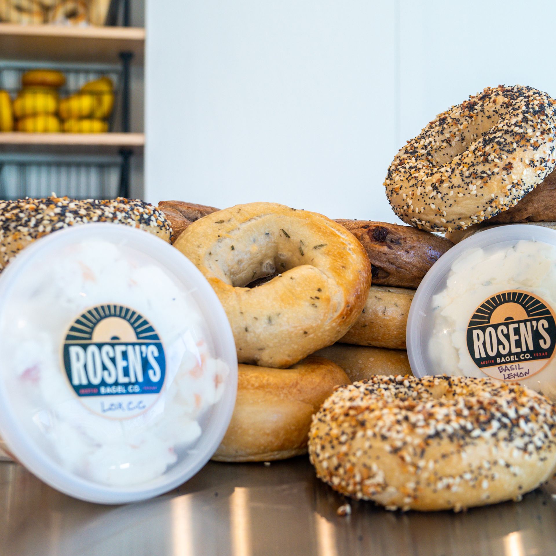 Rosen's Bagel Co. opens Austin brick-and-mortar - Axios Austin