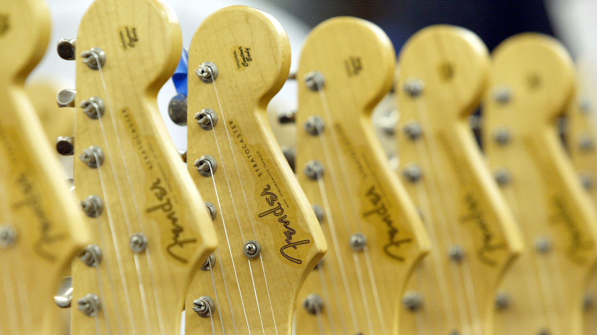 Fender Stratocaster guitars