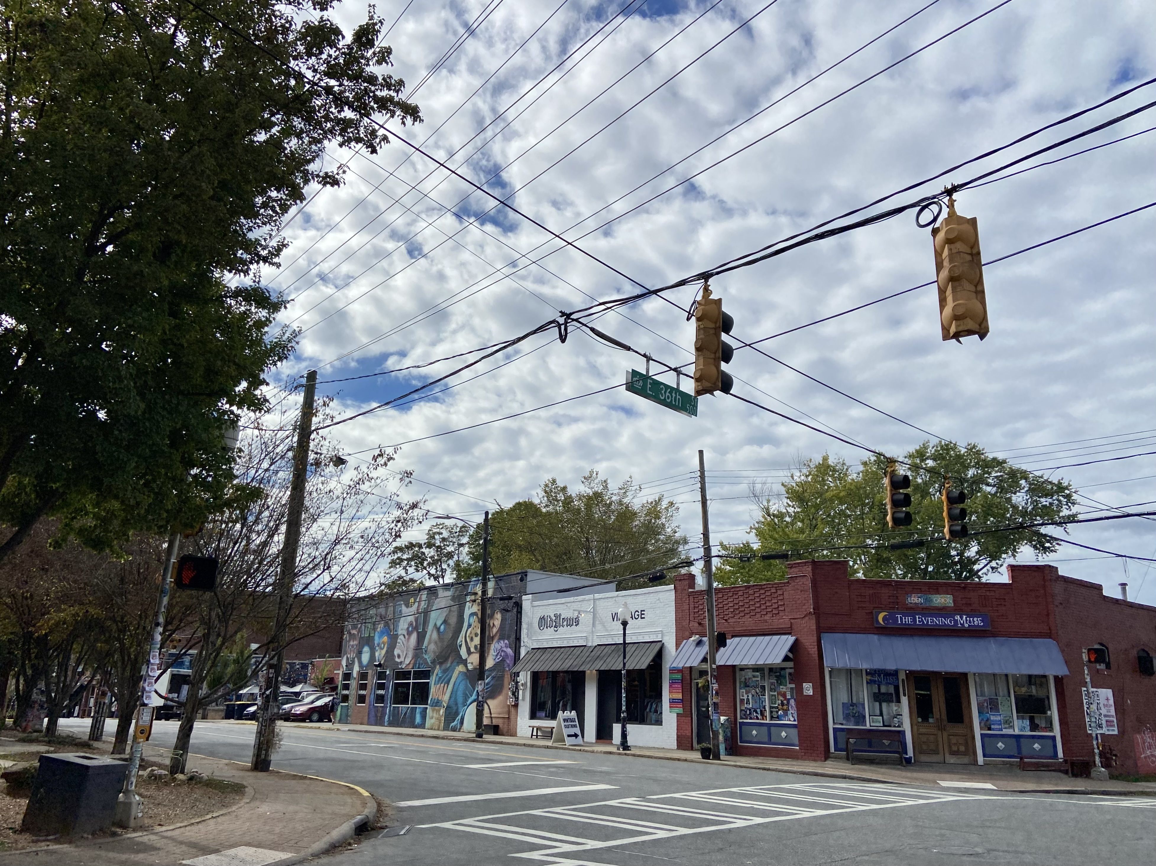 NoDa's Main Street.