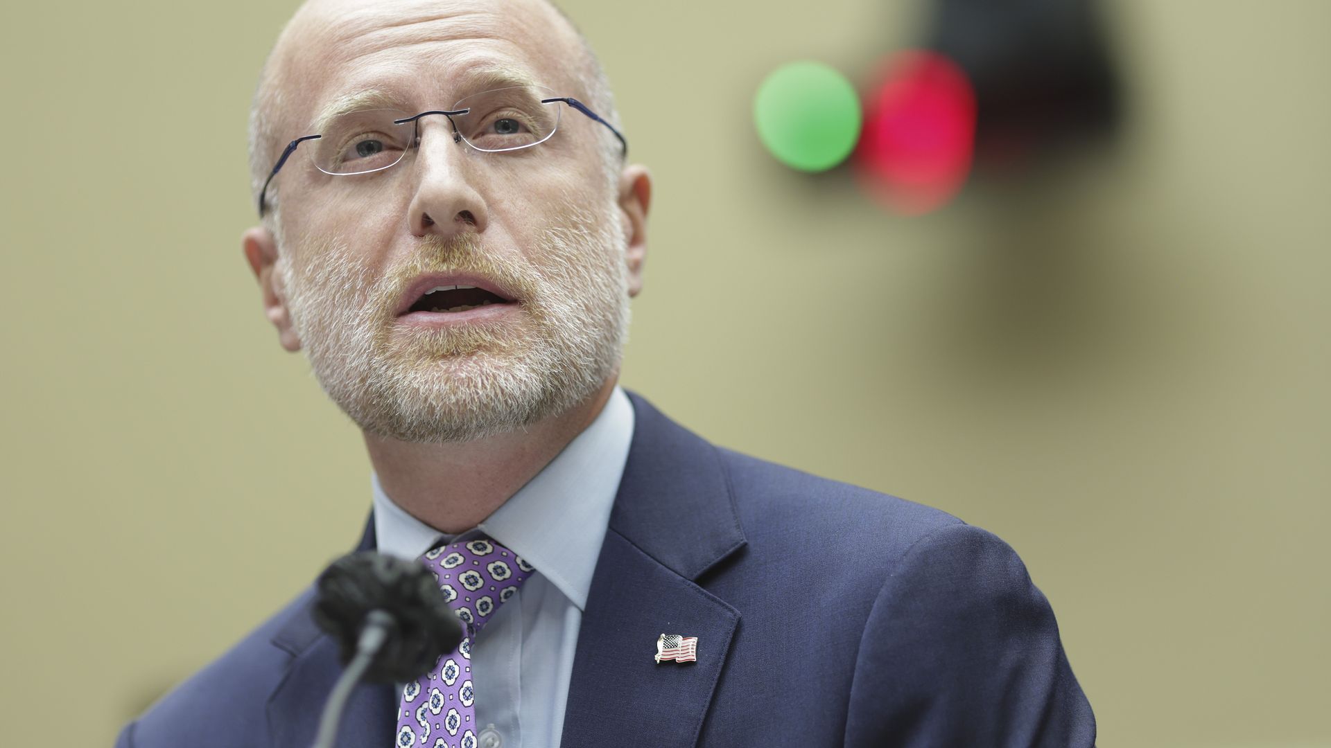 Brendan Carr, Commissioner at the Federal Communications Commission (FCC) testifies during a House Energy and Commerce Committee Subcommittee hearing on March 31, 2022 in Washington, DC
