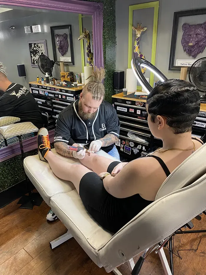 tattoos and booz, lounge, Charlotte, kristen williams, matt williams, hookah, Charlotte tattoo, Lobster Tails and Shrimp Tattooz and Booz