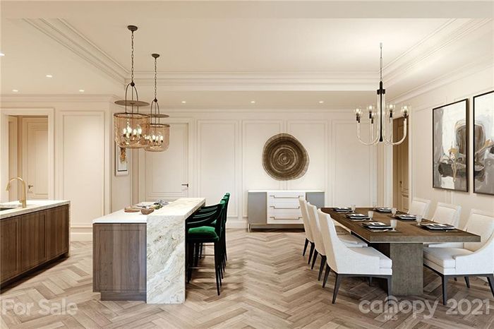 The Regent at Eastover dining room