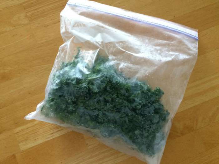 frozen NC kale