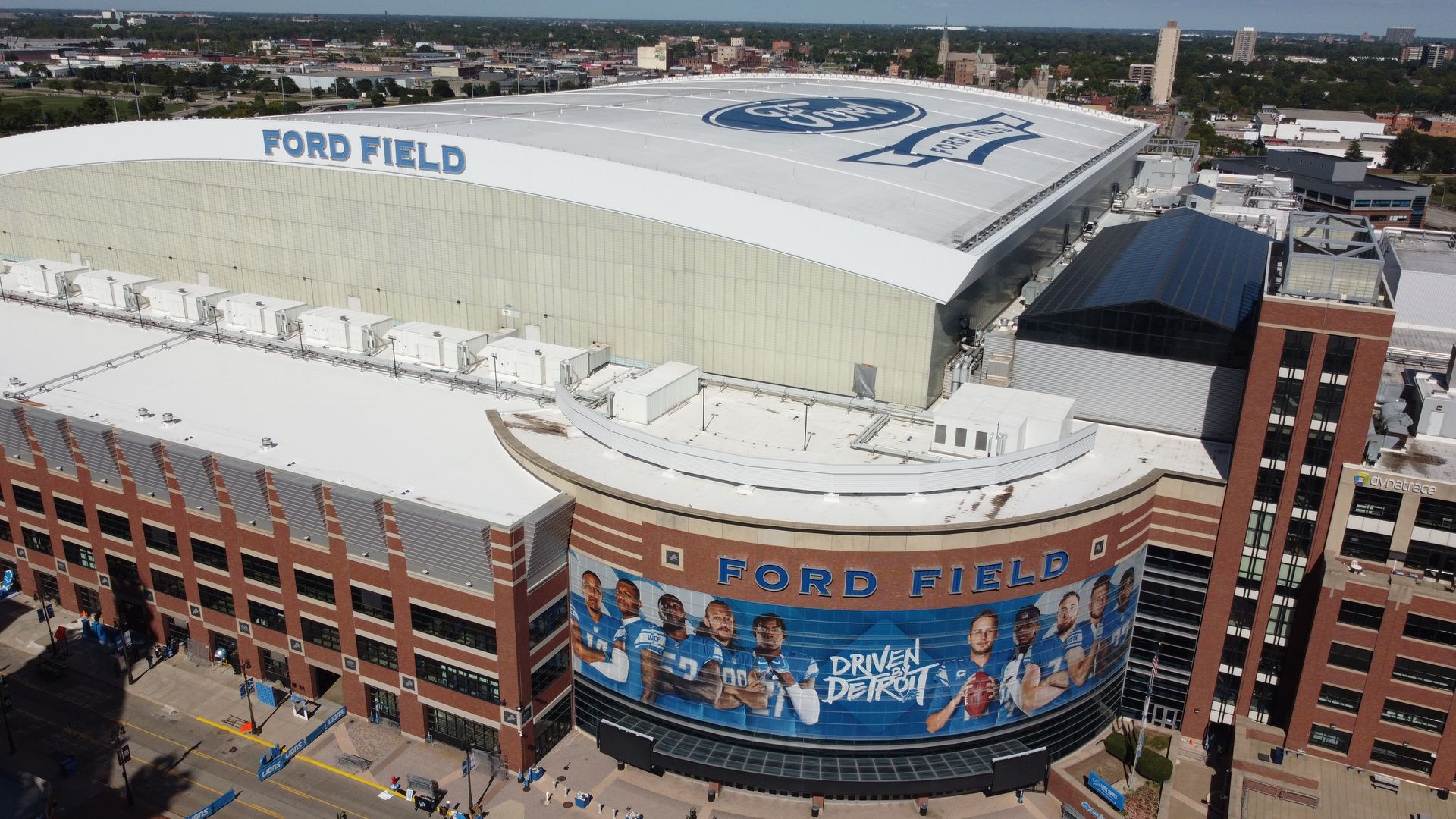 Ford Field from above