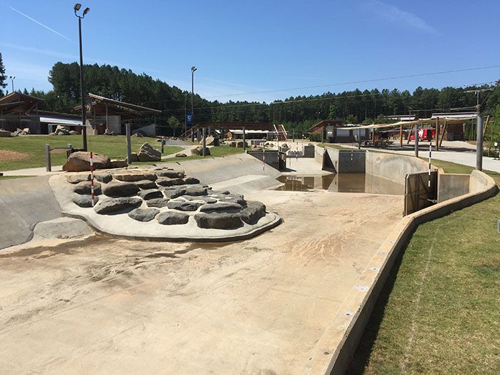 Whitewater Center Drained