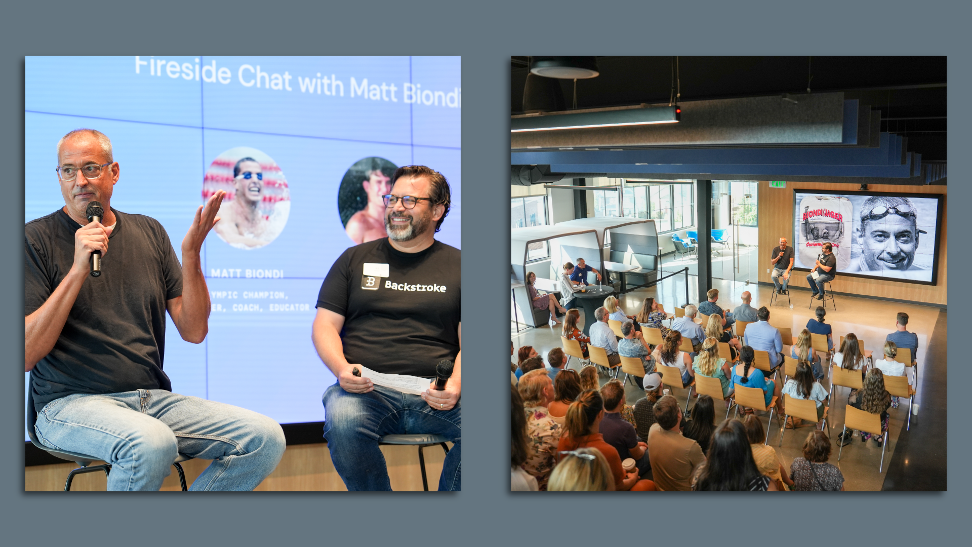 Backstroke launch with Matt Biondi