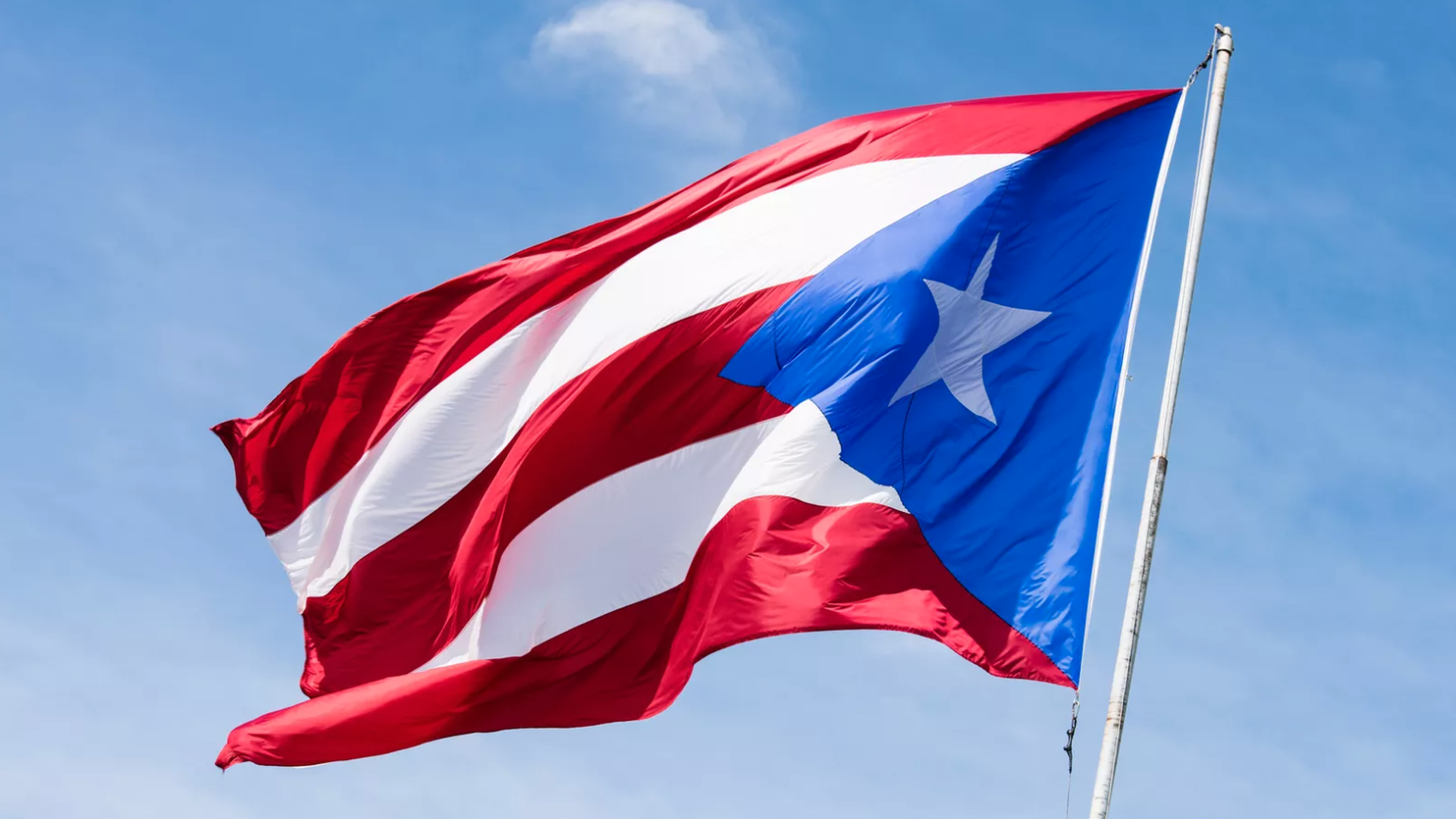 The Puerto Rico flag.