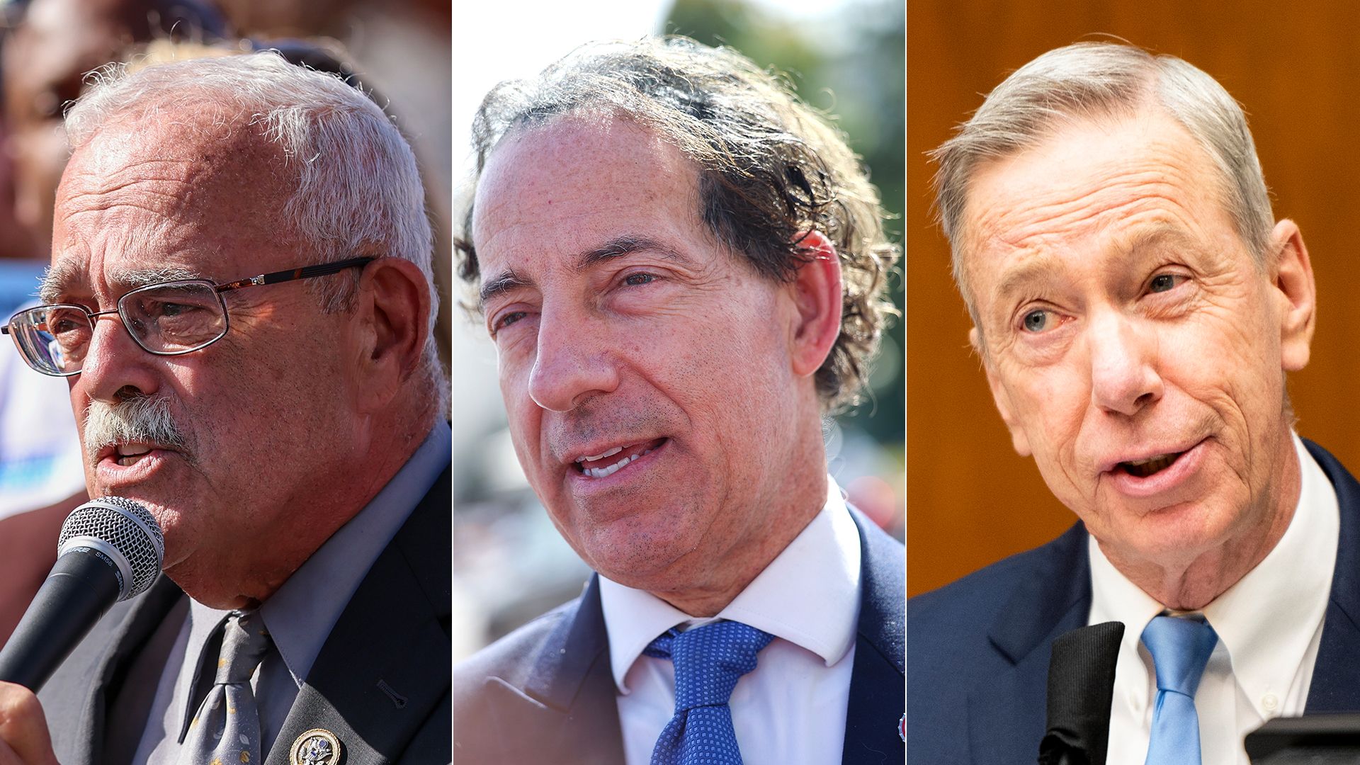 Photos of Reps. Gerry Connolly (D-Va.), Jamie Raskin (D-Md.) and Stephen Lynch (D-Mass.).