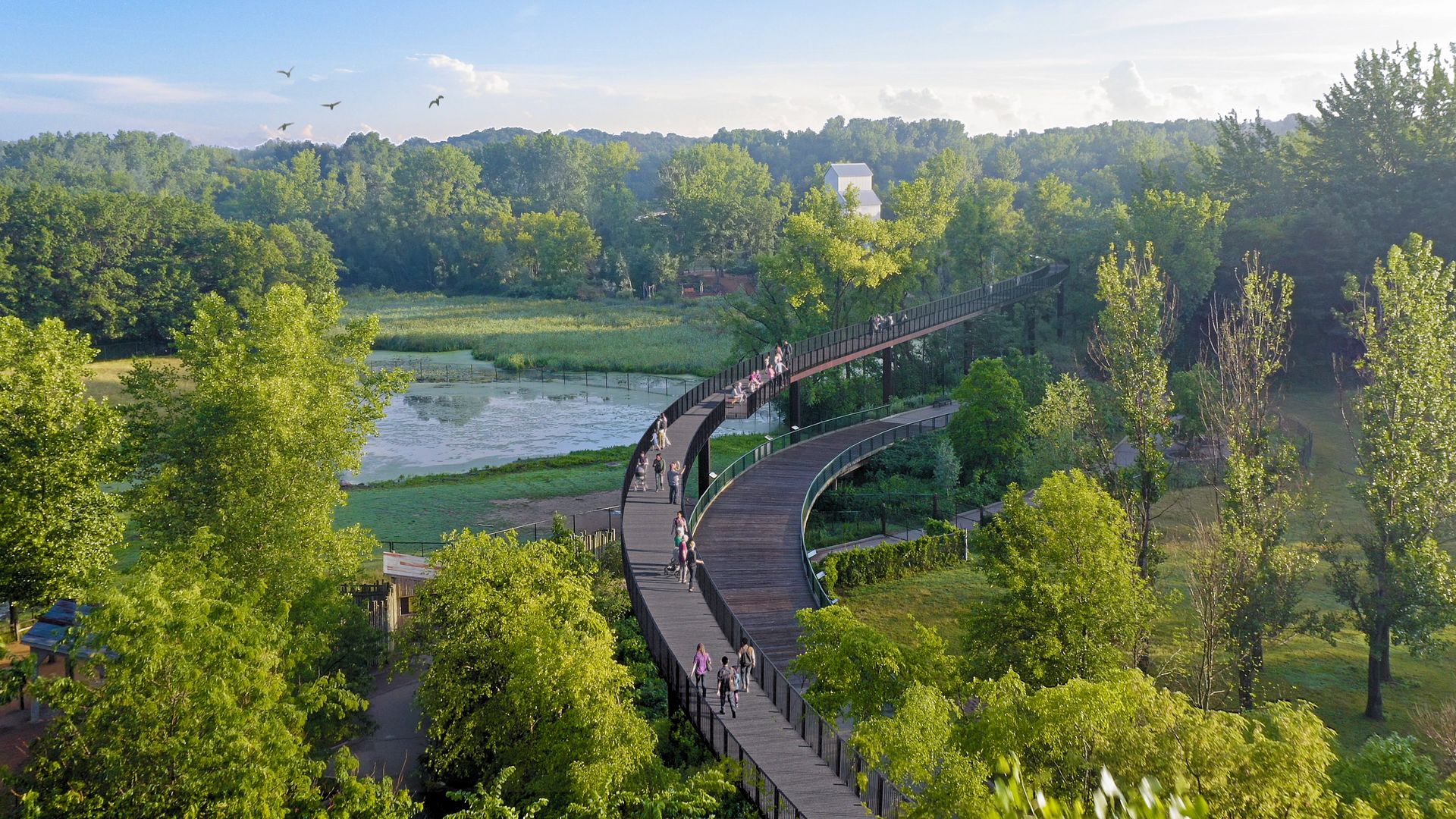 The Minnesota Zoo's Treetop Trail is shocking visitors — literally