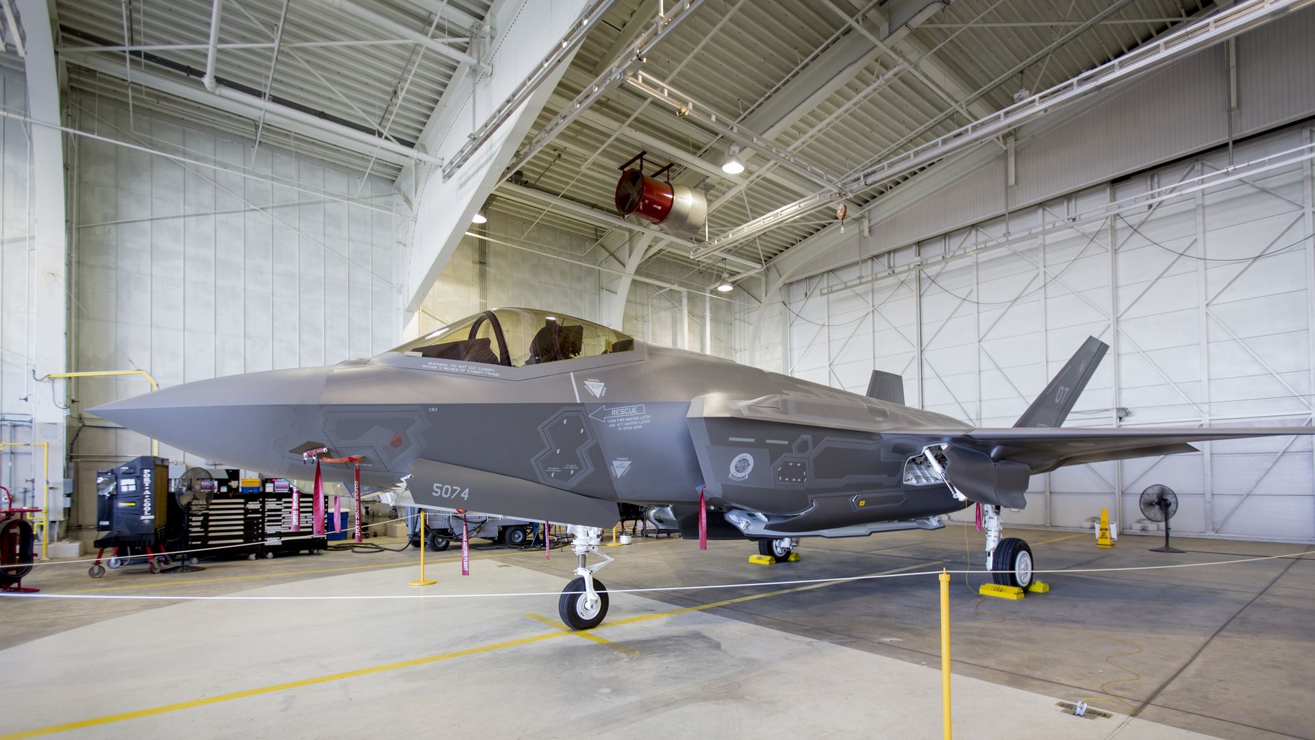 The U.S. has halted delivery of F-35 fighter jet parts to Turkey.