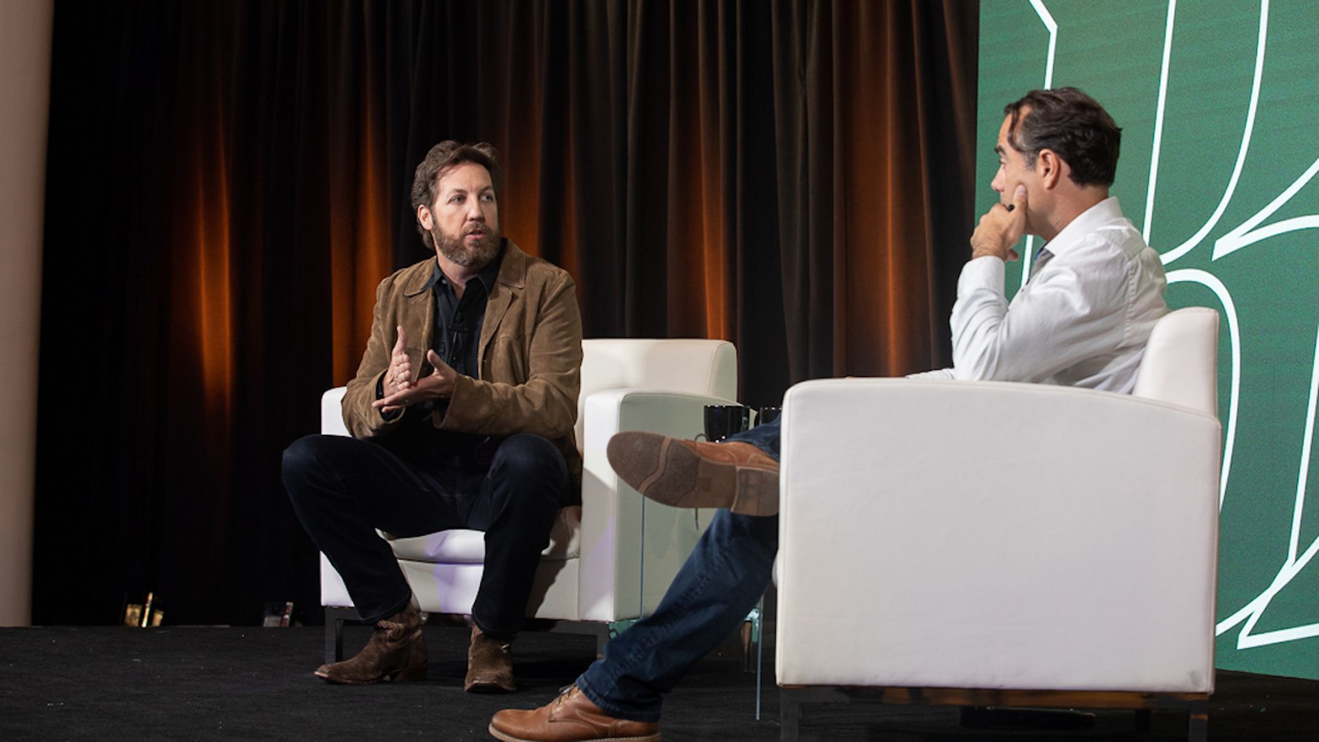 Chris Sacca speaks to Dan Primack on-stage at Axios BFD.
