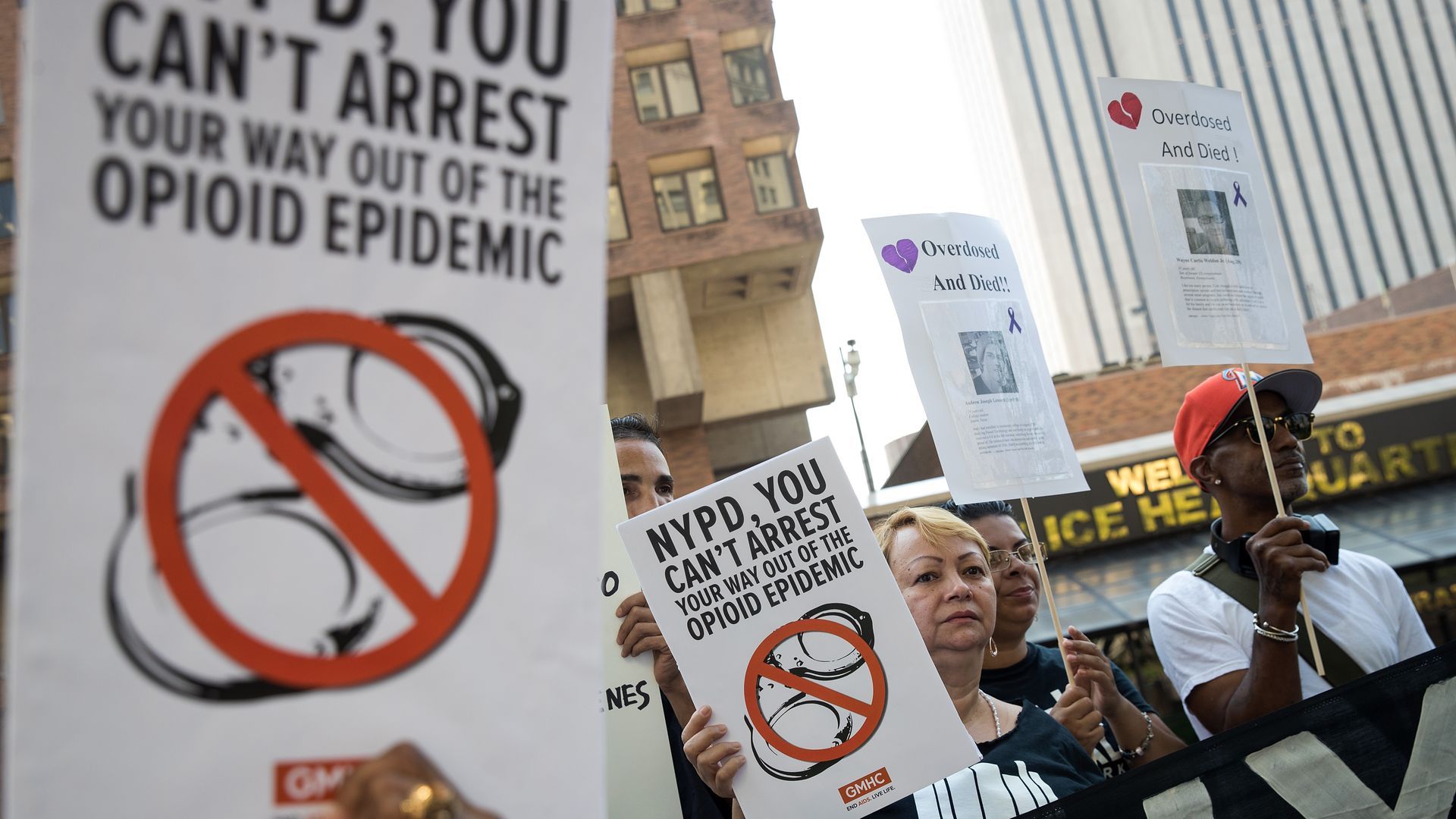 Criminal justice reform protestors