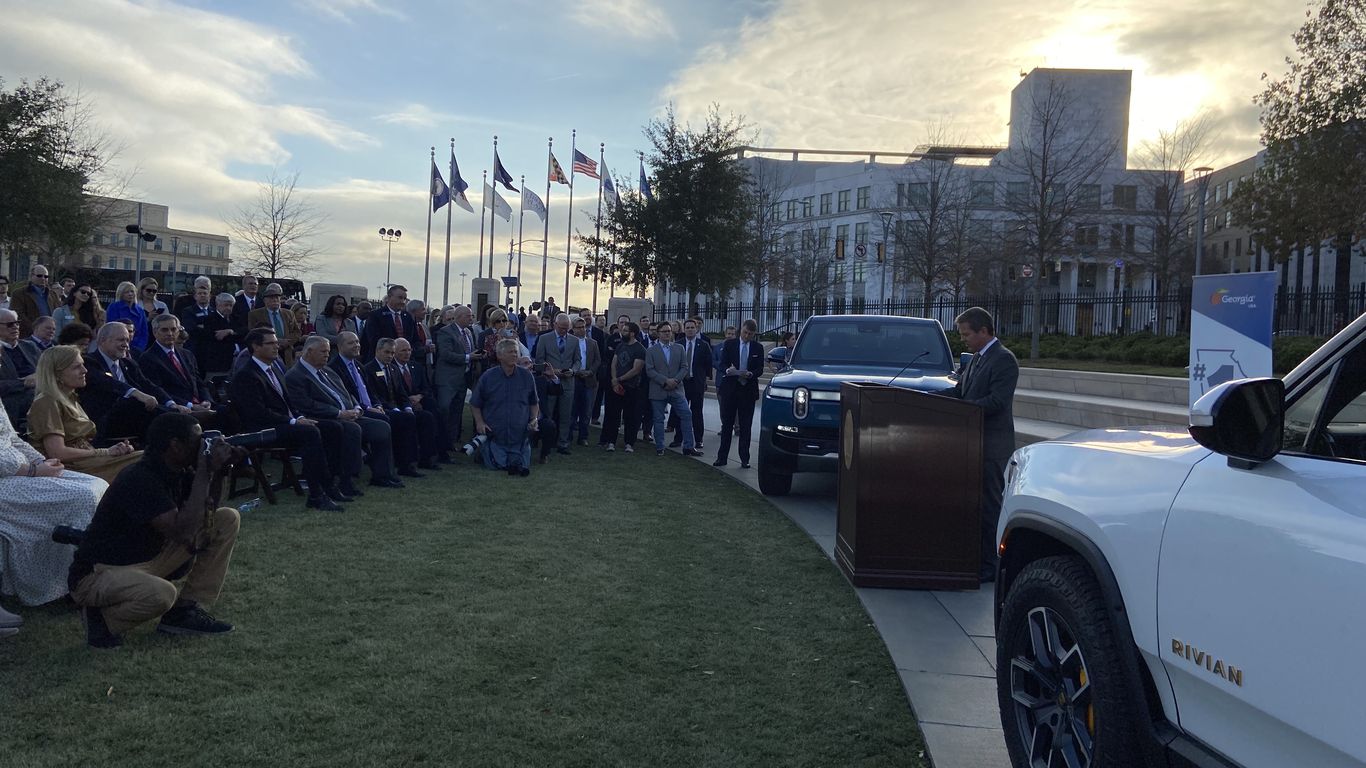 Electric vehicle maker Rivian to bring 7,500 jobs to Axios