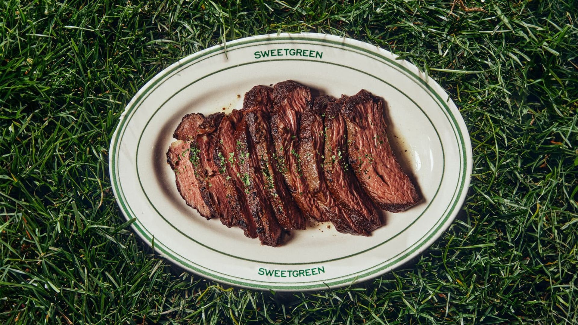 Sweetgreen's caramelized garlic steak. Photo courtesy of Sweetgreen
