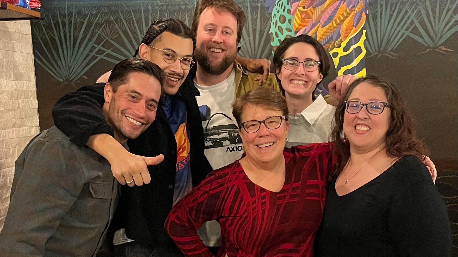 From left to right: Joe Guillen, Sam Robinson, Everett Cook, Joann Muller, Annalise Frank and Cindy Orosco-Wright.