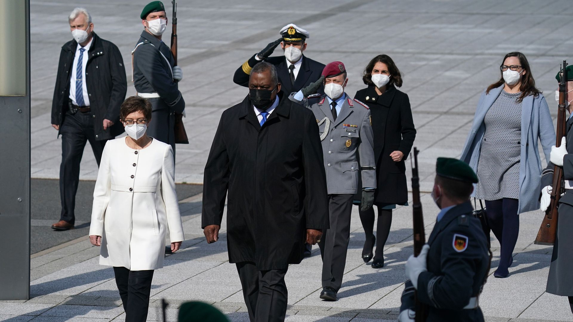 Lloyd Austin with German defense minister