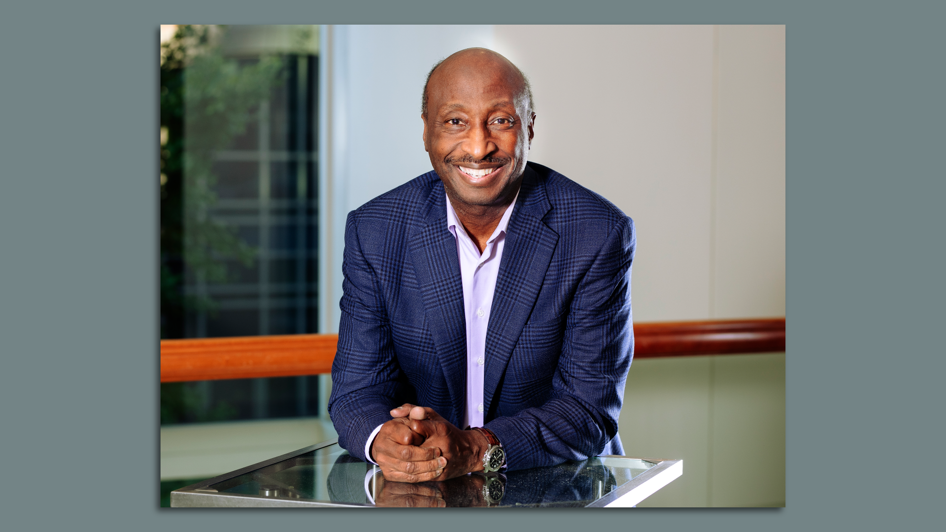 Portrait of Kenneth Frazier, General Catalyst chair of health assurance initiatives, former Merck executive chair, president and CEO.