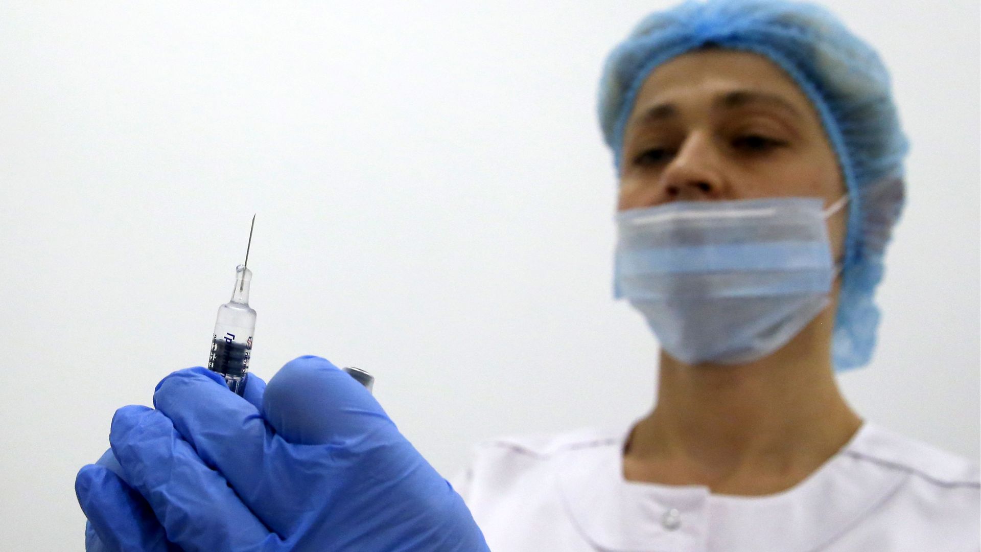 A doctor with a shot