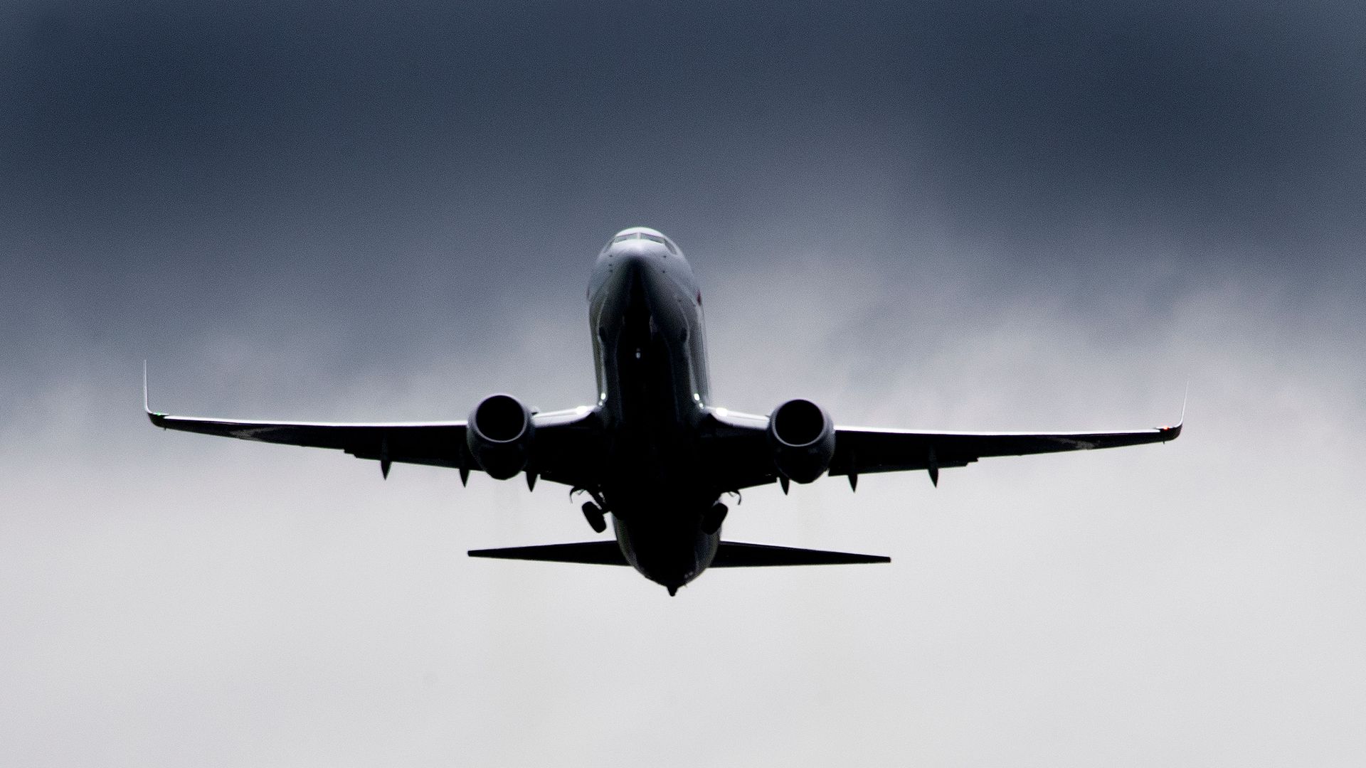 A flight taking off Ronald Reagan Washington National Airport in Arlington, Virginia