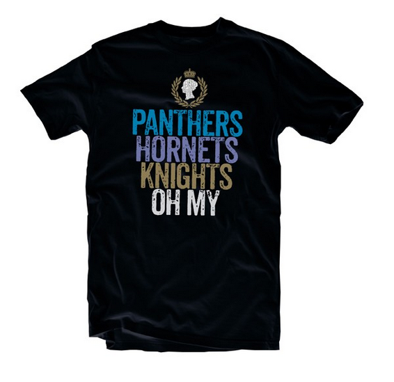 Panthers Hornets Knights tee