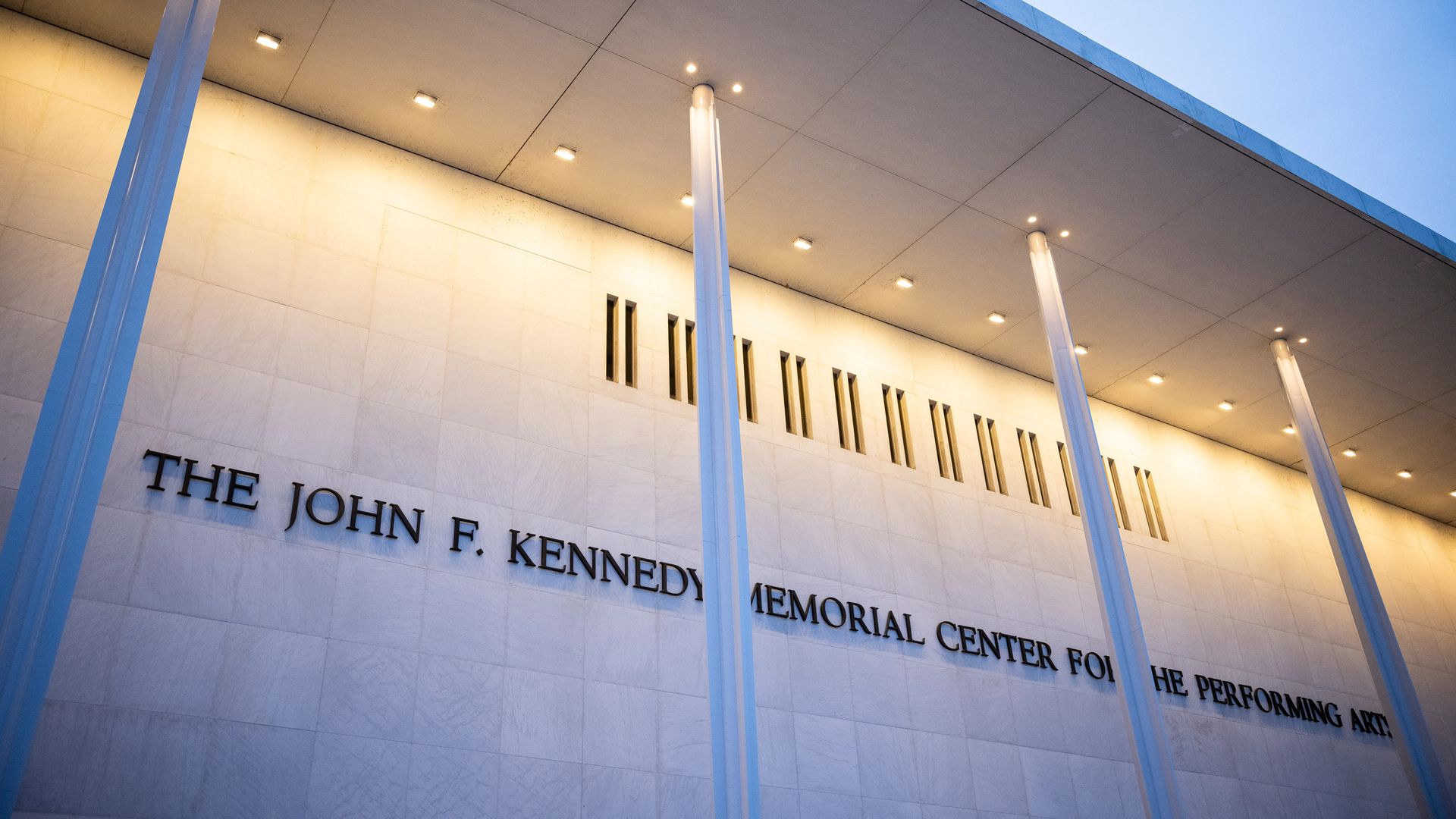 The Kennedy Center in Washington, DC, US, on Thursday, Dec. 18, 2025. Photographer: Graeme Sloan/Bloomberg via Getty Images