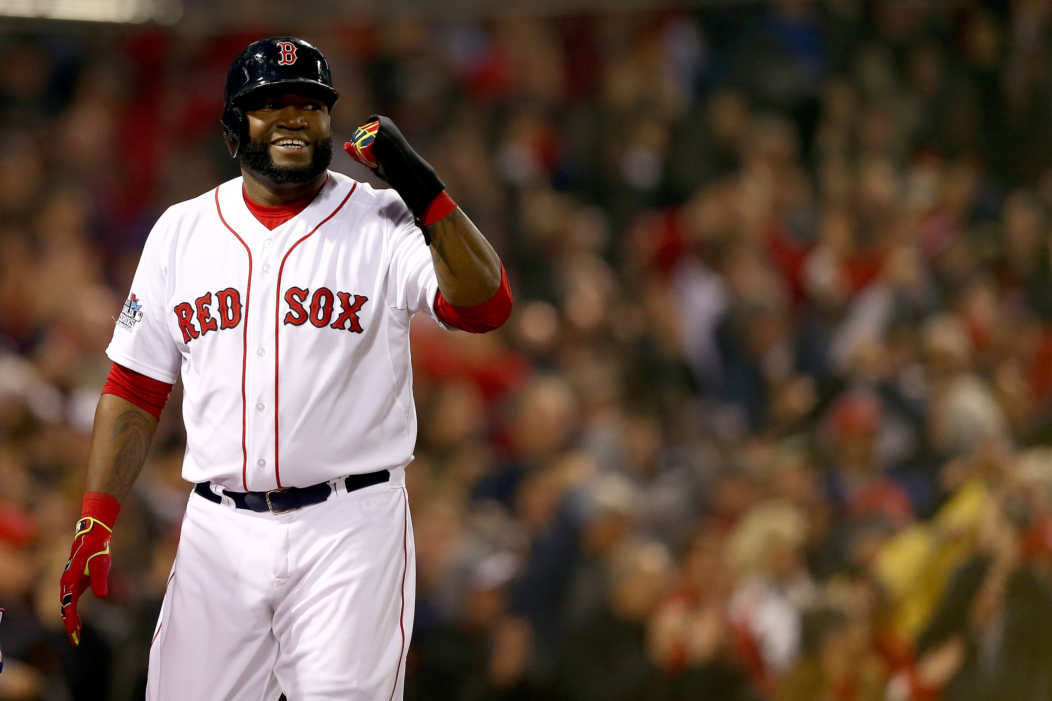 David Ortiz in a Red Sox uniform