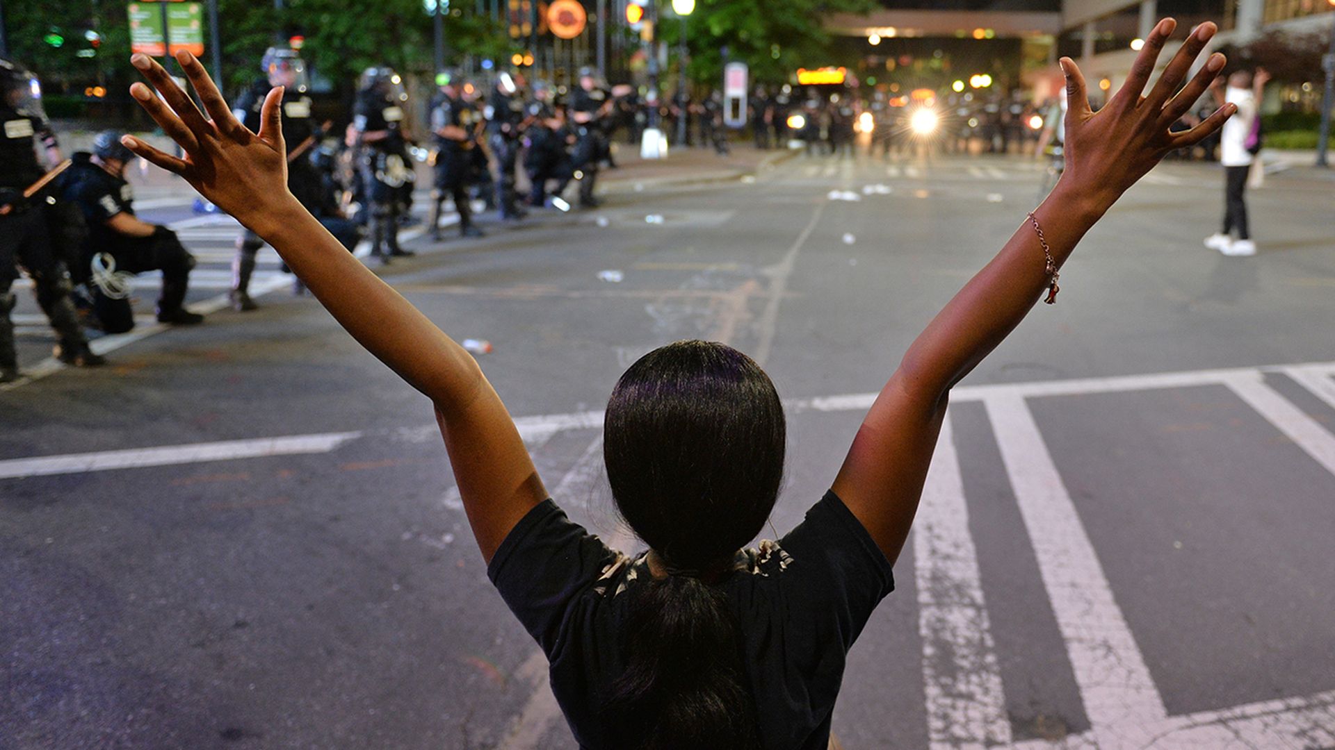 George Floyd protests Charlotte