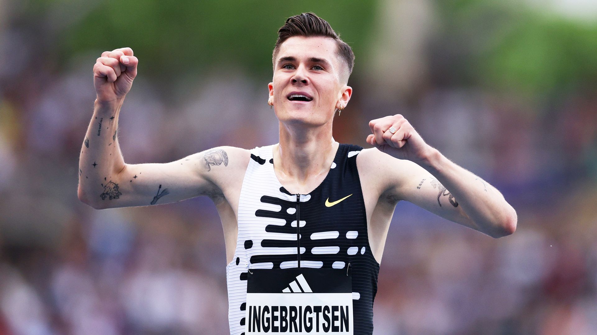 Track star after breaking world record