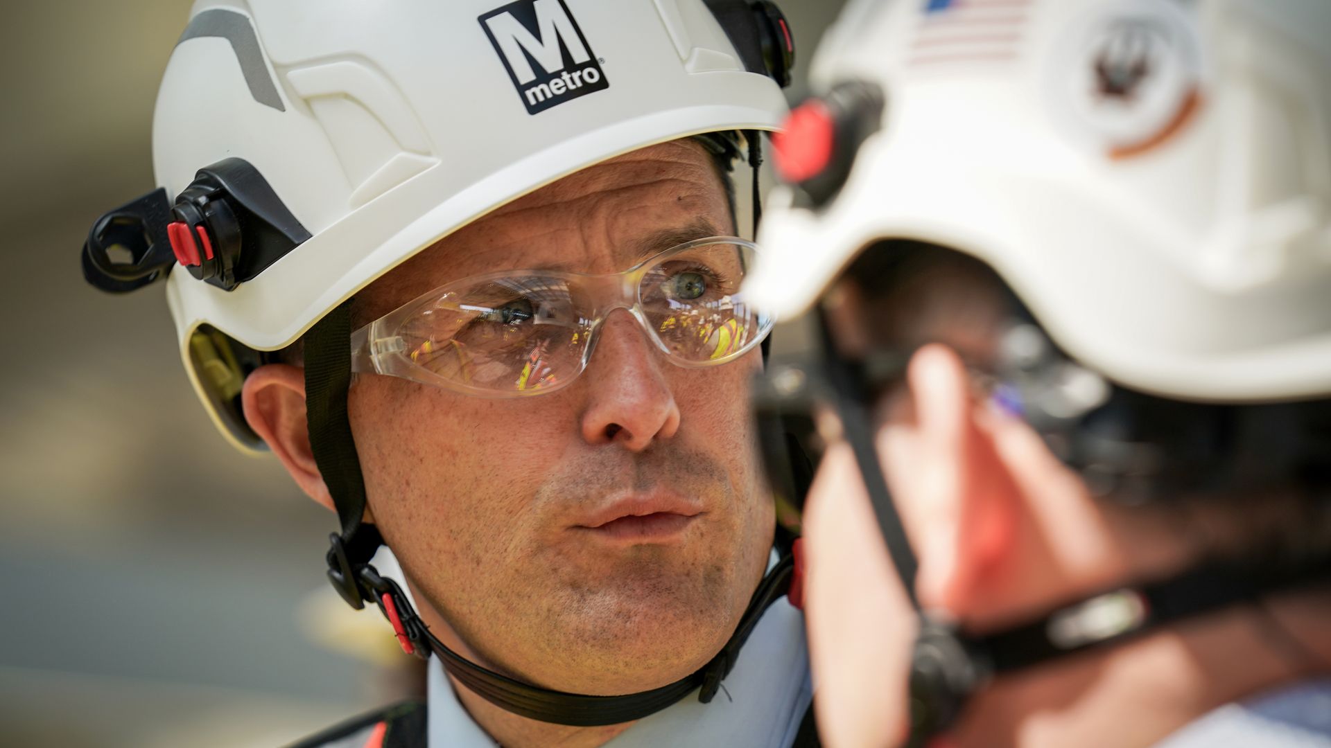 Randy Clarke pictured here in an archive photo wearing a Metro hardhat