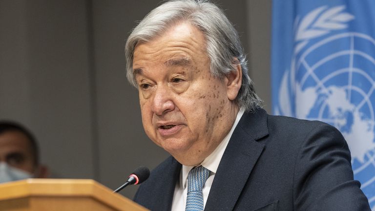 UN chief warns worsening food shortages could lead to global 