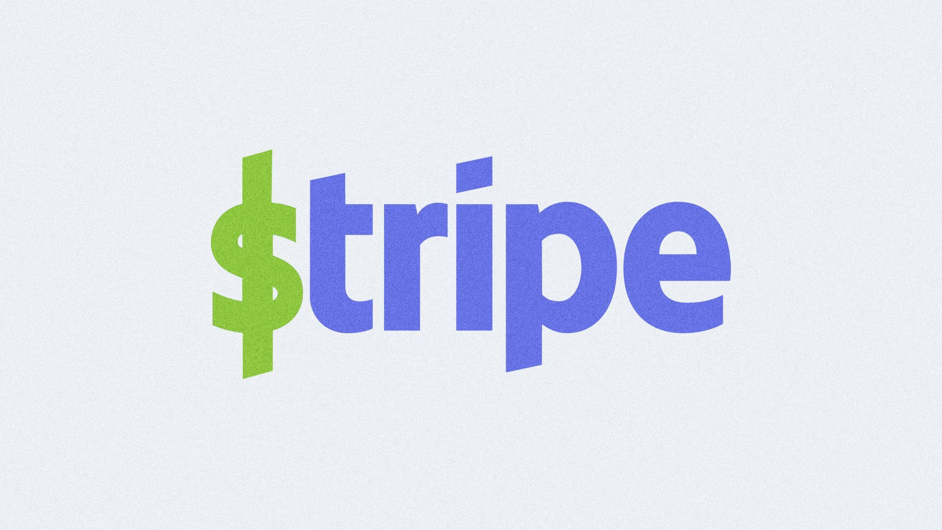 Illustration of the Stripe logo with the S as a dollar sign.