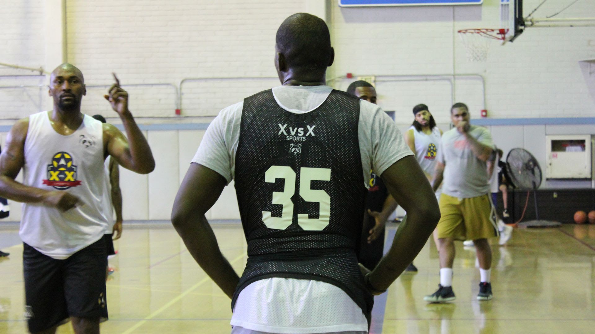 Metta World Peace (left) and Chris Copeland (right). Photo: XvsX Sports