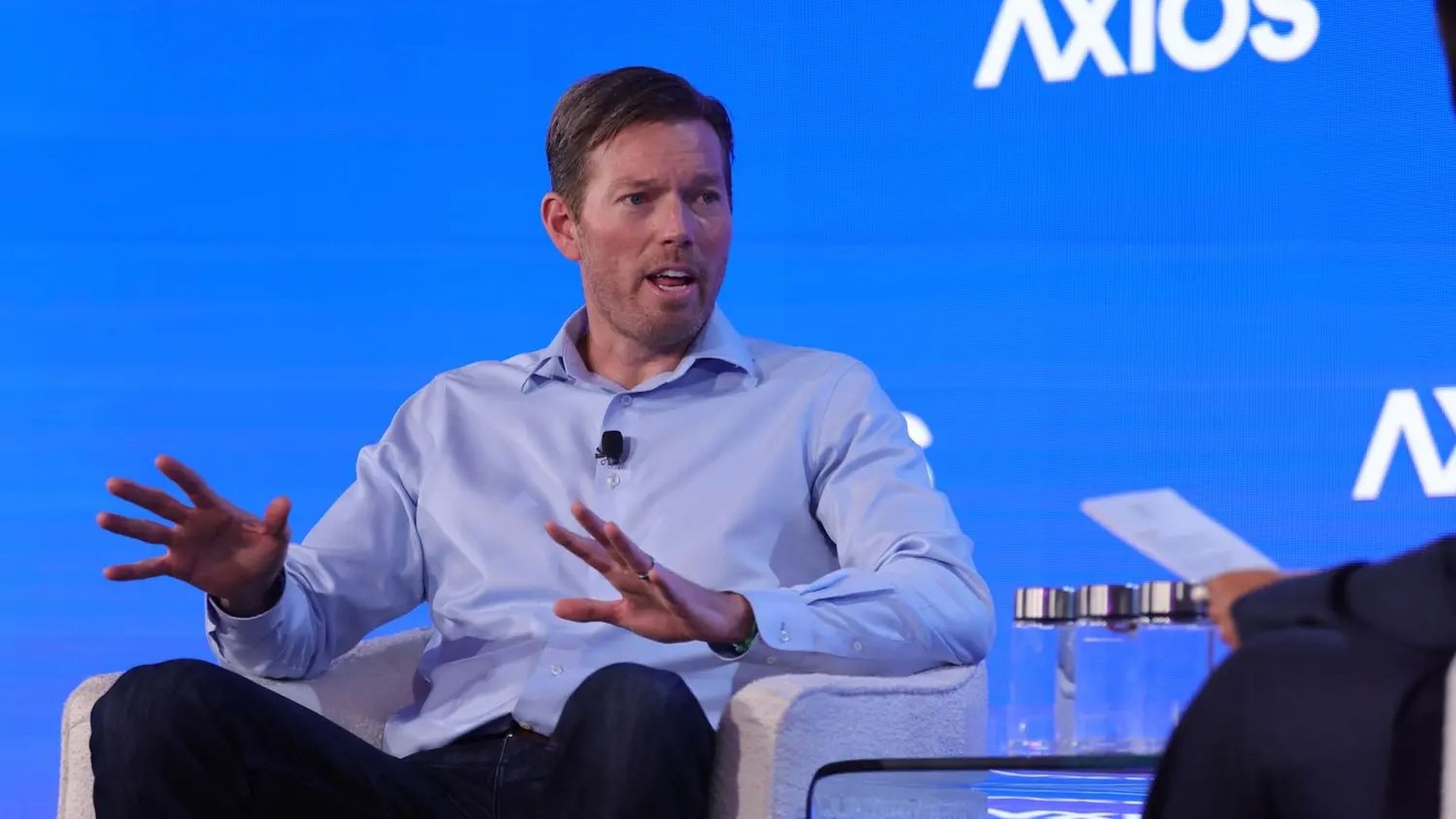 Scale AI CEO Jason Droege. Photo: Ralph Alswang for Axios