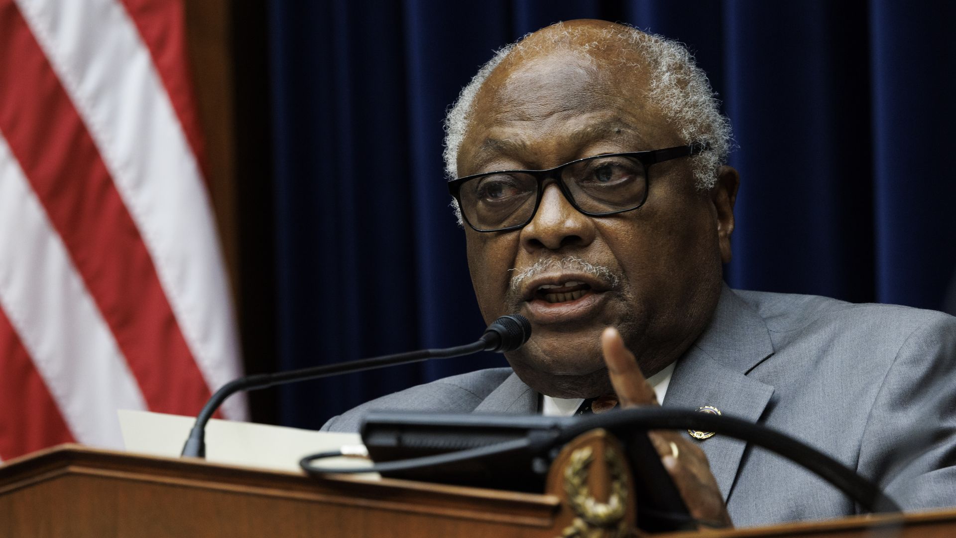 Rep. Jim Clyburn at a hearing in June.