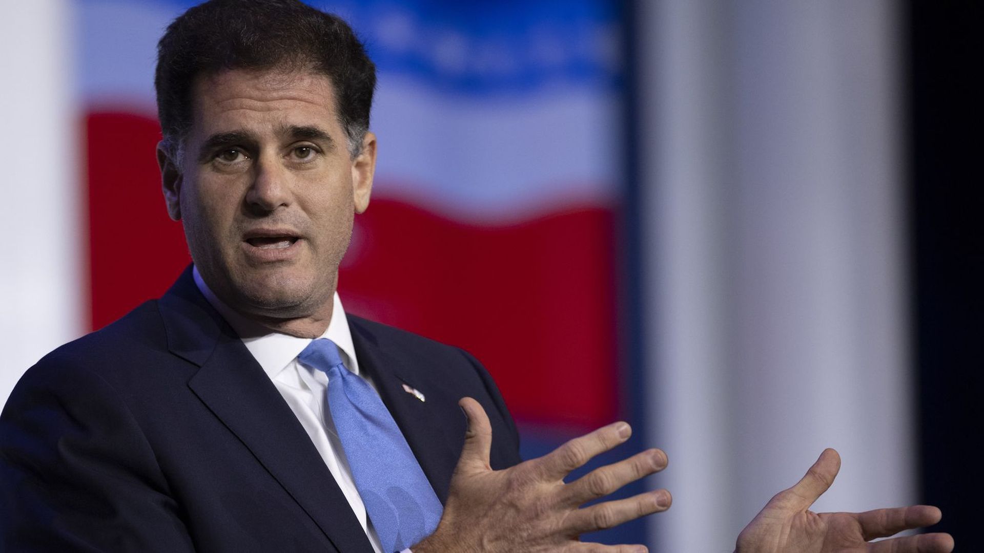 Ron Dermer on Nov. 6, 2021. Photo: Bridget Bennett/Bloomberg via Getty Images