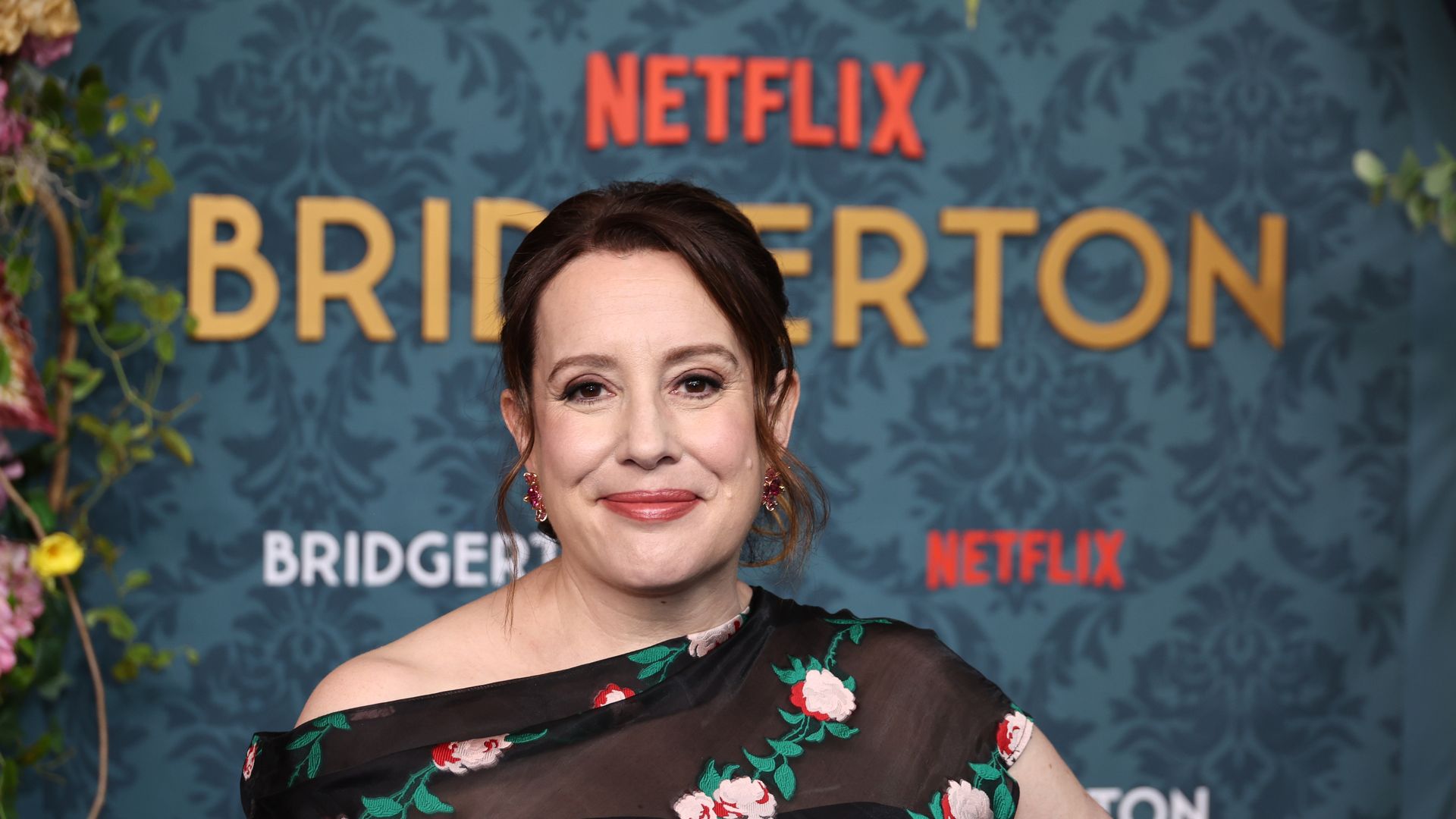 Photo of author Julia Quinn at an event for "Bridgerton" 