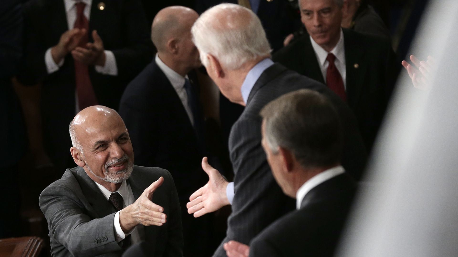 Biden and Ashraf Ghani