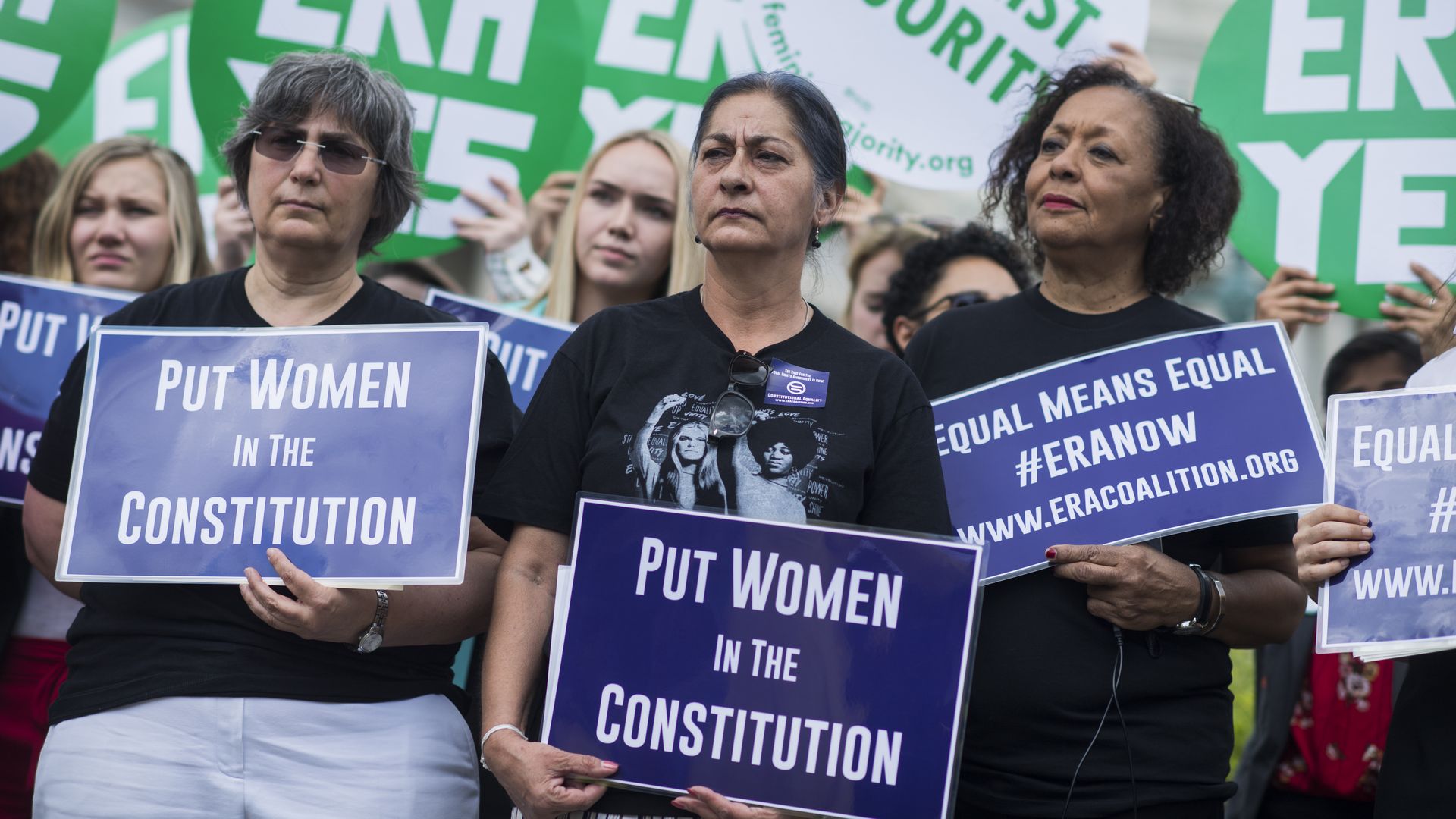 ERA advocates protesting