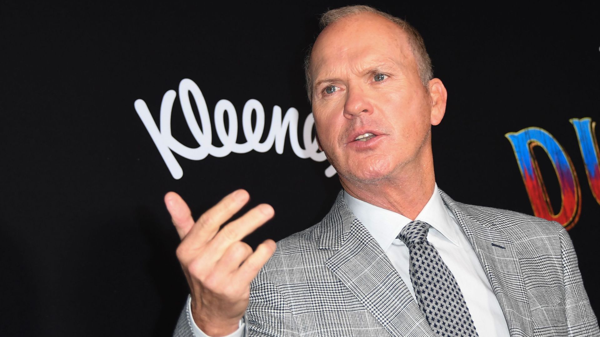US actor Michael Keaton arrives for the world premiere of Disney's "Dumbo" at El Capitan theatre on March 11, 2019 in Hollywood.