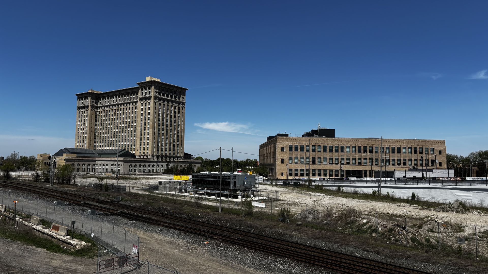 A view of Michigan Central from Bagley and 16th Streets.