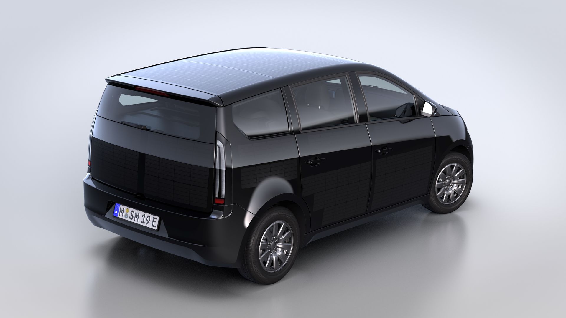 Design image of the Sono Sion electric vehicle with solar charging