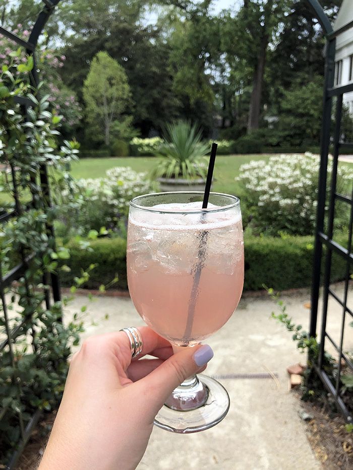 Duke Mansion Cocktails in the Courtyard drink