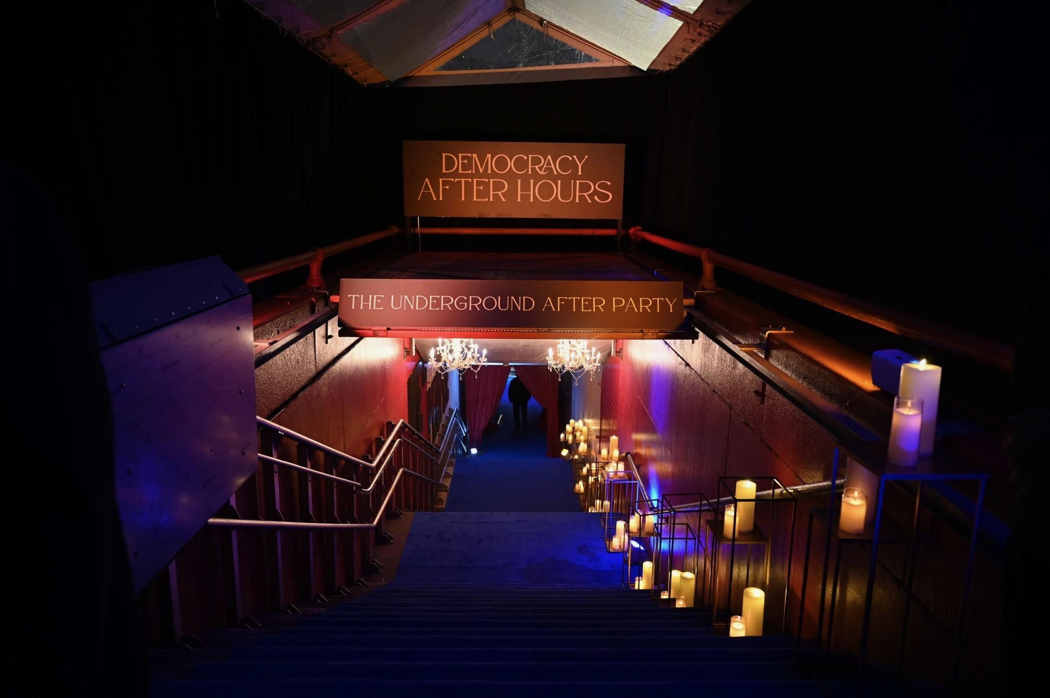 MS NOW rented out Dupont Underground, an arts venue near the Hilton. Photo: MS NOW