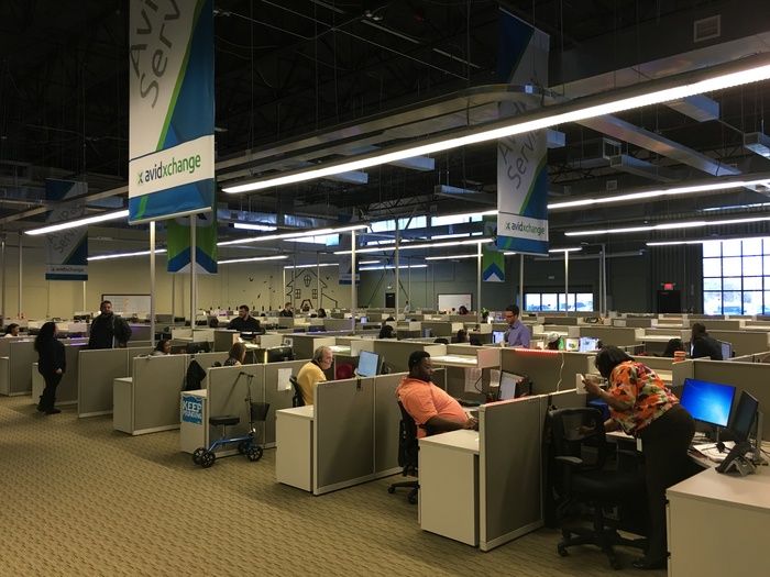 main floor avidxchange office